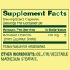 VIÊN BỔ SUNG CHẾ ĐỘ ĂN UỐNG - SPRING VALLEY ACTIVATED CHARCOAL DIETARY SUPPLEMENT CAPSULES FOR GENERAL WELLNESS, 520 MG, 60 VIÊN