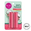 SON DƯỠNG MÔI EOS 100% TỰ NHIÊN HƯƠNG SỮA DỪA - EOS 100% NATURAL LIP BALM STICK - COCONUT MILK, SET 2 THỎI