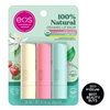 SON DƯỠNG MÔI - EOS 100% NATURAL & ORGANIC LIP BALM 3-PACK STICK - LIP MOISTURIZER VARIETY PACK, SET 3 THỎI SON