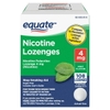 KẸO NGẬM CAI THUỐC LÁ - EQUATE NICOTINE POLACRILEX LOZENGES, 4 MG, MINT FLAVOR, 108 VIÊN