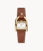 ĐỒNG HỒ NỮ HARWELL THREE-HAND MEDIUM BROWN LEATHER WATCH