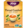 TRÀ THẢO DƯỢC HỮU CƠ LÀM DỊU CỔ HỌNG HƯƠNG VỎ CAM & RỄ CAM THẢO YOGI TEA THROAT COMFORT, CAFFEINE-FREE ORGANIC HERBAL TEA, (16 GÓI)