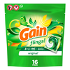 VIÊN GIẶT QUẦN ÁO - GAIN FLINGS! LAUNDRY DETERGENT PACS - ORIGINAL, 16 VIÊN