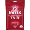 KẸO NGẬM TRỊ HO HALLS RELIEF CHERRY COUGH DROPS, 30 VIÊN