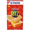 BÁNH QUY GIÒN VÀ SỐT PHÔ MAI - HANDI-SNACKS RITZ CRACKERS 'N CHEESY DIP SNACK PACKS, 10 GÓI