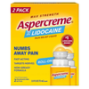THUỐC LĂN GIẢM ĐAU KHÔNG MÙI HƯƠNG - ASPERCREME LIDOCAINE NO-MESS ROLL-ON, 2 CHAI
