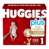 TÃ DÁN EM BÉ TỪ 4 - 8 KG HUGGIES PLUS DIAPERS SIZE 1 - 2