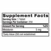 VIÊN NHAI HỖ TRỢ GIẤC NGỦ VỊ DÂU - NATROL MELATONIN 5 MG FAST DISSOLVE TABLETS, 250 VIÊN