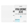 MẶT NẠ LỤA DƯỠNG DA, CHỐNG LÃO HÓA - NIGHT HYALURONIC ACID ANTI-AGING SILK SHEET MASKS, 10 GÓI