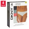 QUẦN LÓT BIKINI DÀNH CHO NỮ SET MÀU XANH - DKNY LADIES' SEAMLESS RIB BIKINI UNDERWEAR, SET 4 CÁI