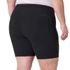 QUẦN THỂ THAO NĂNG ĐỘNG DÀNH CHO NỮ MÀU ĐEN - MONDETTA LADIES' ACTIVE RIBBED BIKE SHORT