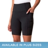 QUẦN THỂ THAO NĂNG ĐỘNG DÀNH CHO NỮ MÀU ĐEN - MONDETTA LADIES' ACTIVE RIBBED BIKE SHORT