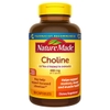 VIÊN UỐNG BỔ SUNG CHOLINE TĂNG CƯỜNG TRÍ NHỚ, SỨC KHỎE NÃO BỘ & CƠ BẮP - NATURE MADE CHOLINE 800MG, 180 VIÊN