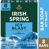 XÀ PHÒNG IRISH SPRING MÙI THƠM TƯƠI MÁT DÀNH CHO NAM GIỚI - IRISH SPRING ICY BLAST BAR SOAP FOR MEN, MENS BAR SOAP, 8 PACKS, 3.7 OZ SOAP BARS