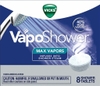 VIÊN TẮM XÔNG HƠI - VICKS VAPOSHOWER AROMATHERAPY MAX VAPORS, 8 VIÊN