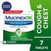 THUỐC TRỊ LONG ĐỜM, GIẢM HO SUỐT 12 GIỜ MUCINEX DM MAXIMUM STRENGTH  12 HOUR EXTENDED-RELEASE BI-LAYER TABLETS, 7 VIÊN