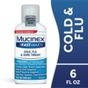 SIRO GIẢM CẢM LẠNH, CẢM CÚM & ĐAU HỌNG - MUCINEX FAST-MAX MAXIMUM STRENGTH COLD, FLU & SORE THROAT LIQUID, 6 OZ