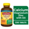 VIÊN UỐNG BỔ SUNG CANXI VÀ VITAMIN D3 - NATURE MADE CALCIUM MAGNESIUM ZINC WITH VITAMIN D3 TABLETS, DIETARY SUPPLEMENT, 330 VIÊN