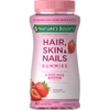 KẸO DẺO ĐẸP DA, TÓC VÀ MÓNG NATURE’S BOUNTY HAIR, SKIN & NAILS GUMMIES, 80 VIÊN