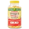 VIÊN UỐNG BỔ SUNG OMEGA-3 HỖ TRỢ SỨC KHỎE TỔNG THỂ - SPRING VALLEY OMEGA-3 FISH OIL SOFT GELS, 1000 MG, 180 VIÊN