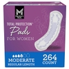 BĂNG VỆ SINH TOÀN DIỆN - MEMBER'S MARK TOTAL PROTECTION PADS FOR WOMEN, ULTIMATE LONG LENGTH, 264 MIẾNG