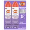 THUỐC XUA ĐUỔI CÔN TRÙNG - OFF! CLEAN FEEL INSECT REPELLENT, 2 X 9 OZ
