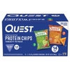 BÁNH SNACK HƯƠNG VỊ ỚT CHANH VÀ PHÔ MAI - QUEST TORTILLA STYLE 18-20G PROTEIN CHIP VARIETY PACK, CHILI LIME AND NACHO CHEESE 14 CT