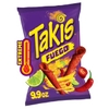 BÁNH KHOAI TÂY CHIÊN CUỘN ỚT CAY & CHANH - TAKIS FUEGO 9.9 OZ SHARING SIZE BAG, HOT CHILI PEPPER & LIME ROLLED TORTILLA CHIPS
