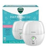 MÁY KHUẾCH TÁN TẠO ĐỘ ẨM 3 TRONG 1 - VICKS 3-IN-1 SLEEPY TIME HUMIDIFIER DIFFUSER NIGHTLIGHT, VUL500