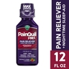 SIRO GIẢM ĐAU & HỖ TRỢ GIẤC NGỦ HƯƠNG VỊ QUẢ ANH ĐÀO - VICKS PAINQUIL PM PAIN RELIEVER & SLEEP SUPPORT AID, OVER-THE-COUNTER MEDICINE, LIQUID CHERRY, 12 OZ