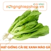 HẠT GIỐNG CẢI BẸ XANH MÀO GÀ