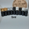 Chai thủy tinh sơn đen 5ml, 10ml nắp vặn