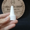 Chai thủy tinh sơn trắng vai vuông 10ml nắp vặn