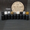 Chai thủy tinh sơn đen 5ml, 10ml nắp vặn