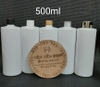 Chai nhựa trắng 500ml vai vuông nắp vặn