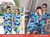 Áo sơ mi Hawaii đồng phục đi biển đẹp