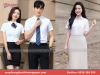 Áo sơ mi trắng đồng phục công sở