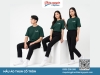 Giải pháp đồng phục áo thun cổ tròn tiết kiệm ngân sách cho startup