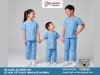 Các mẫu quần áo bệnh nhân nhi khoa đẹp mắt, họa tiết đáng yêu giúp bé an tâm