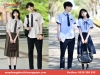 Mẫu áo sơ mi đồng phục học sinh nam cấp 3 đẹp