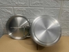 Nồi Inox Cao Cấp 3 Đáy _ Dung Tích: 2 Lít _ [ Kích Thước: 16cm x 9.5cm ]