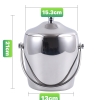 Xô Đá Inox #304 Bóng Cao Cấp Giữ Nhiệt 2 Lớp [ Chất Liệu Dày ]