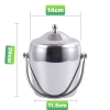 Xô Đá Inox #304 Bóng Cao Cấp Giữ Nhiệt 2 Lớp [ Chất Liệu Dày ]