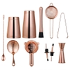 Sét 11 Dụng Cụ Pha Chế Cao Cấp Inox #304 - Màu Copper [ Thép Không Gỉ ]
