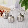 Hũ Gia Vị Inox 3 Ngăn Kèm Kệ [ Thép Không Gỉ ]