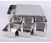 Hũ Gia Vị Inox 6 Ngăn Nắp Rời [ Thép Không Gỉ ]