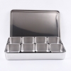 Hũ Gia Vị Inox 8 Ngăn Nắp Rời [ Thép Không Gỉ ]