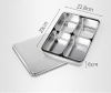 Hũ Gia Vị Inox 4 Ngăn Nắp Rời [ Thép Không Gỉ ]