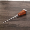 Đục Đá 1 Chia Nhọn Inox Vuông Cán Gỗ