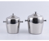 Xô Đá Inox #304 Bóng Cao Cấp Giữ Nhiệt Không Quai 2 Lớp Dày - 1.2 L
